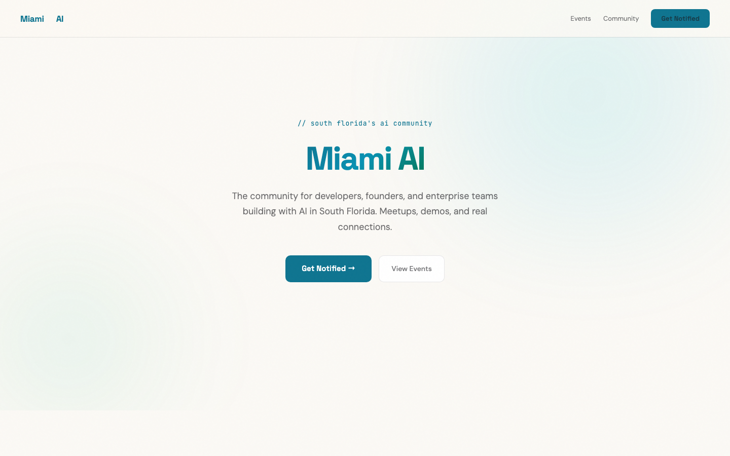 Miami AI Community